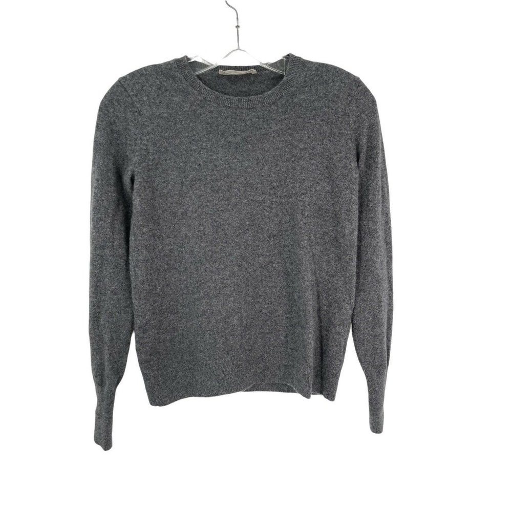 Everlane Cashmere Solid Gray Pullover Sweater Reg… - image 1